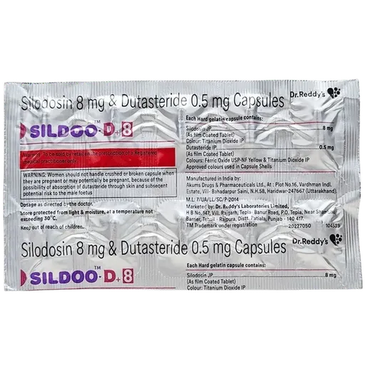 sildoo d plus 8 capsule 10's